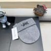 Dior embroidered wool knitted hat