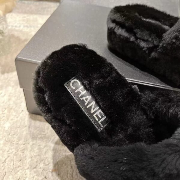 Chane Wool slippers pure fur all lamb wool