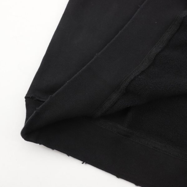 Balenciaga washed lettered printed crew-neck hoodie