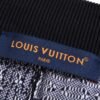 Louis Vuitton white and blue checkered knitted shorts