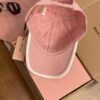 miumiu embroidered baseball cap