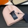 Louis Vuitton original embroidered LOGO wool knitted hat