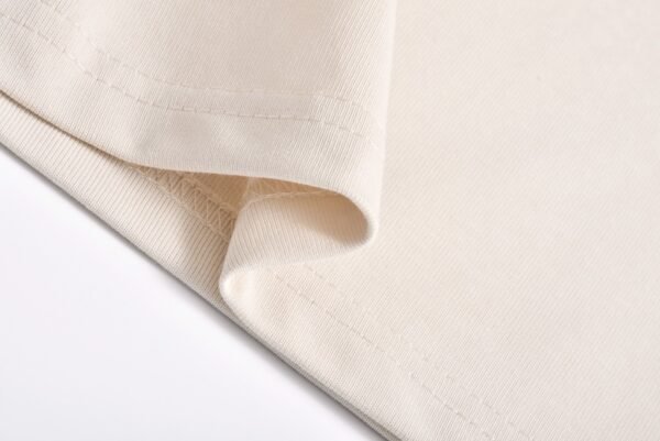 Ami hemp rope letter embroidered short sleeve