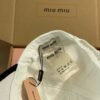 miumiu embroidered baseball cap