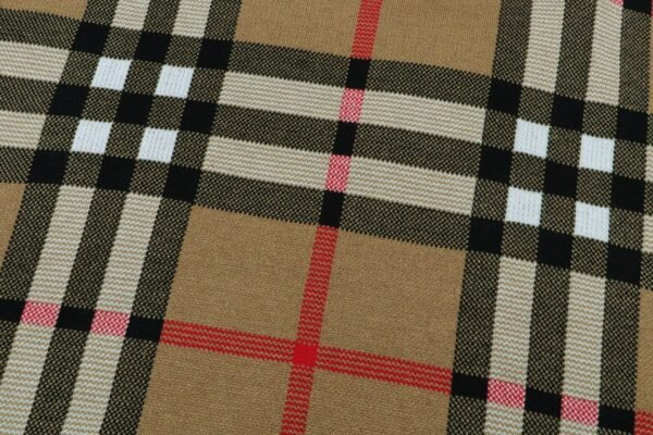 Burberry classic striped plaid knit sweater