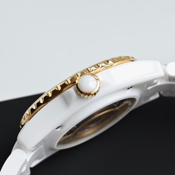 Chanel White Watch Ceramic mechanical watch