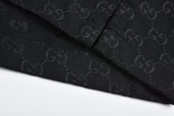 Gucci 1:1 SET black Monoprint short-sleeved shirt and shorts set