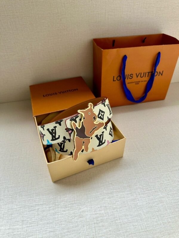 Louis Vuitton & tyler BELT monogram craggy reversible belt