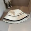 Chanel hat black white original