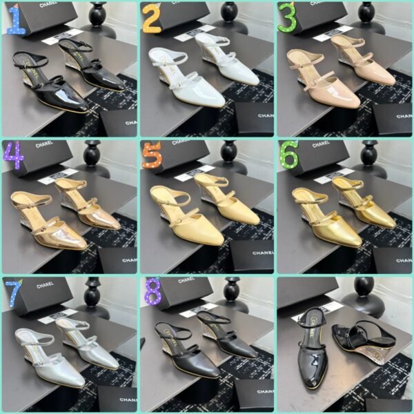 Chanel’s new high heels are made of lambskin