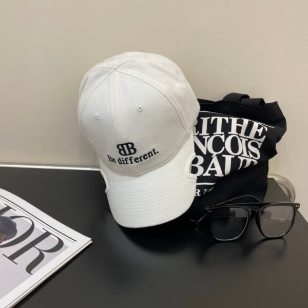 Original Balenciaga baseball cap black and white