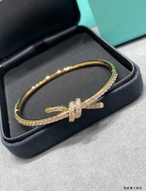 Tiffany original diamond knot bracelet