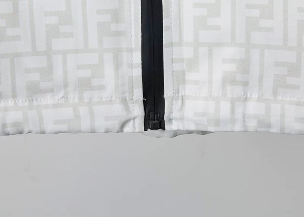 FENDI hoodie white hooded coat
