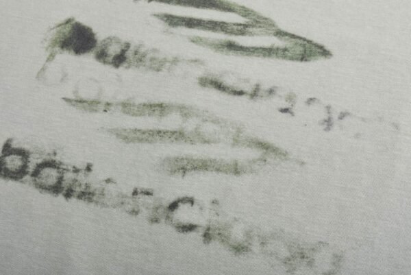 Balenciaga green graffiti 3M aged short sleeves