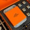 Hermes metal ice cubes
