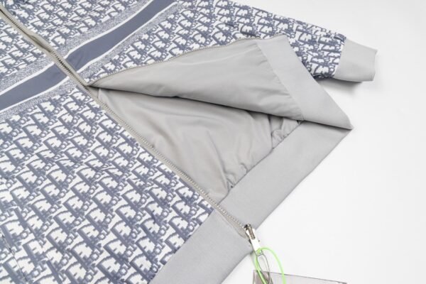 Dior hooded hoodie front and back design