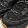 MLB chunky runner Running shoes black raw rubber strap
