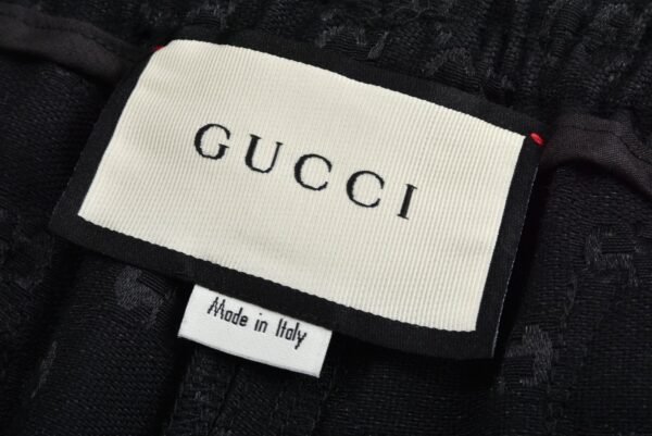 Gucci 1:1 SET black Monoprint short-sleeved shirt and shorts set