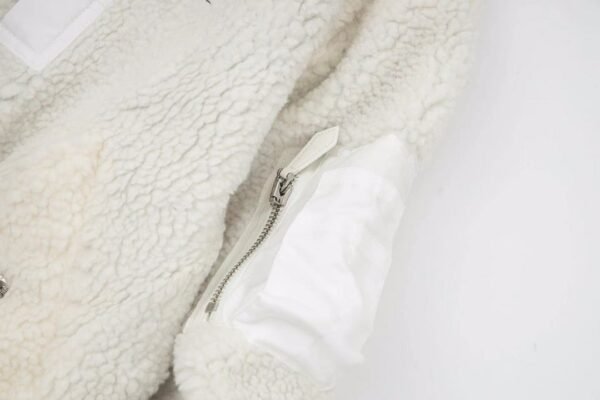 Burberry double-sided logo pattern khaki double-sided fleece coat