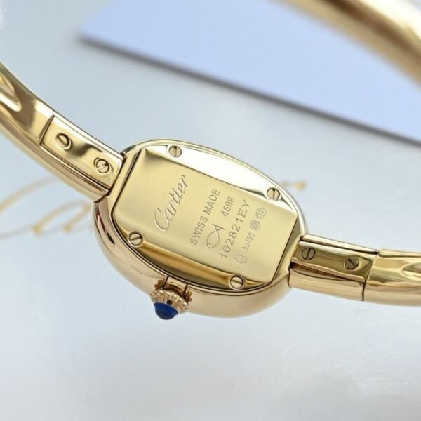 Cartier new bathtub bracelet watch 18k gold