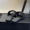 Chanel slippers Lazy slippers Black white Beige pink