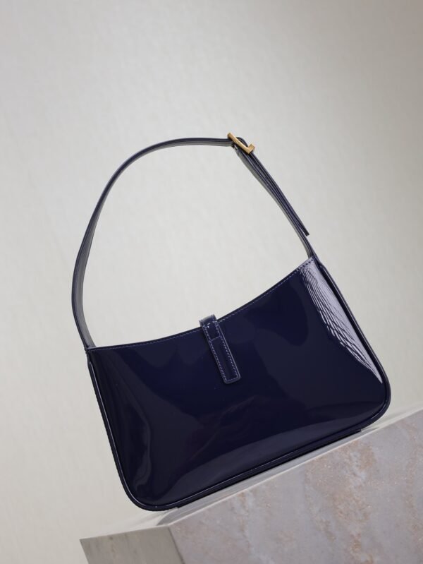 YSL underarm bag blue 25X14X6cm