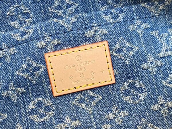 Louis Vuitton papillon denim bleu handbag