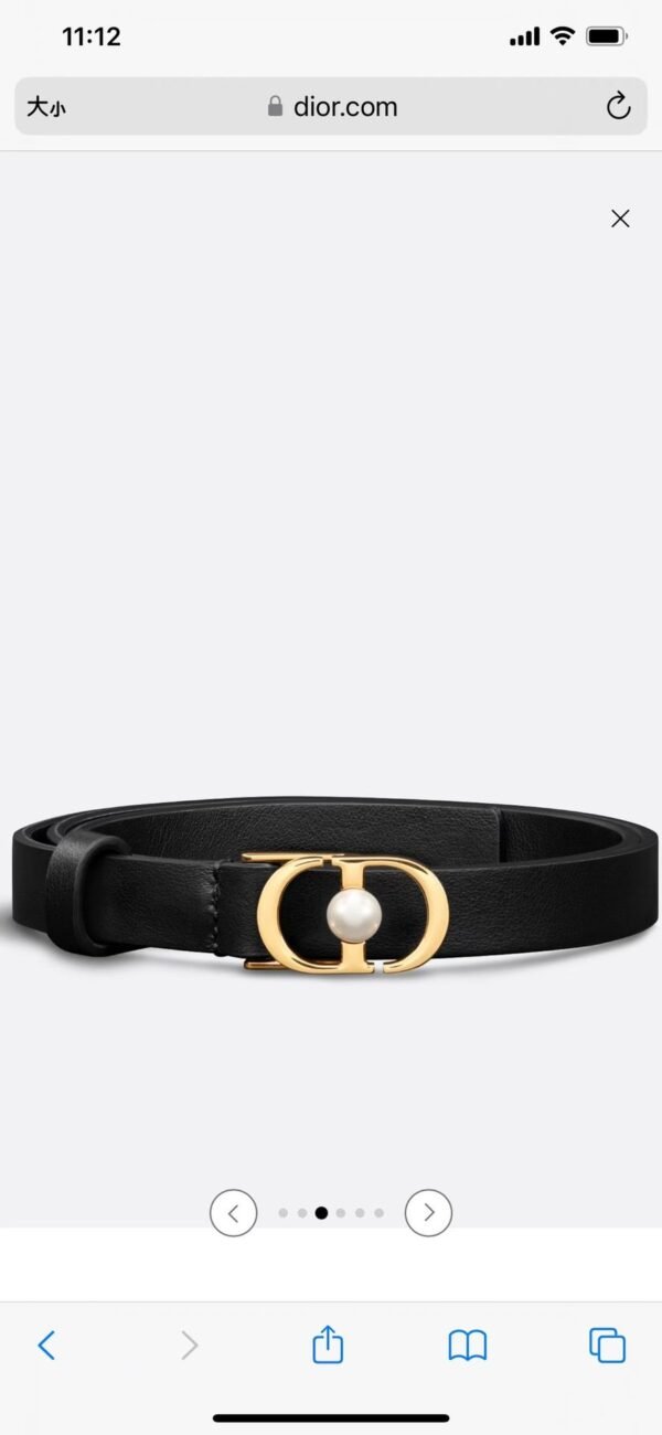 Dior Original montaigne belt is 1.5cm wide on both sides