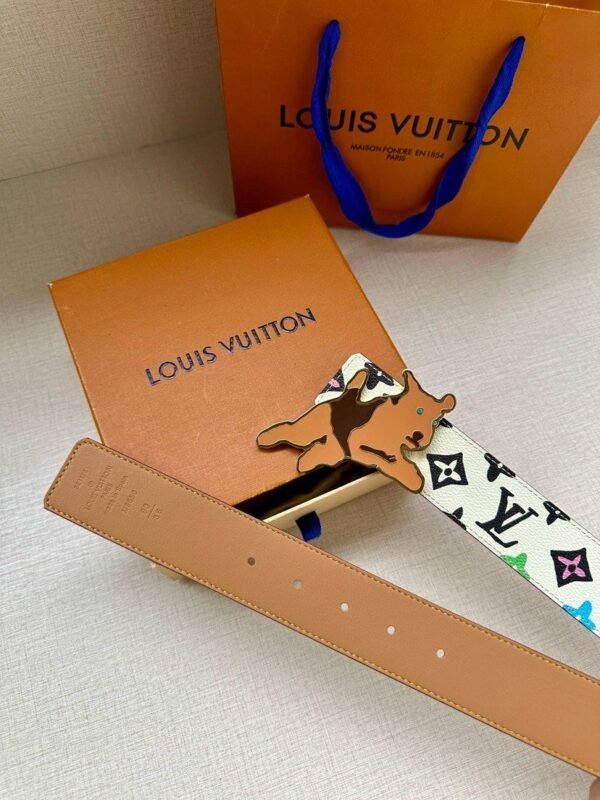 Louis Vuitton & tyler BELT monogram craggy reversible belt