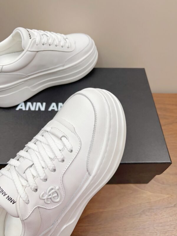 Andelman new arcade blanc platform retro little white shoes