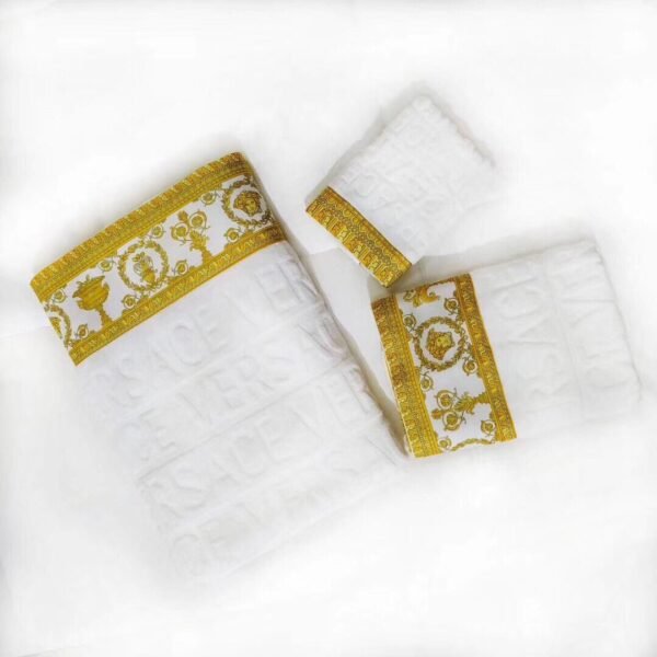 Givenchy towel 3 piece set pure cotton 16 spiral