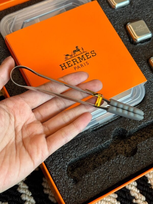 Hermes metal ice cubes