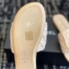 Chanel slippers Lazy slippers Black white Beige pink
