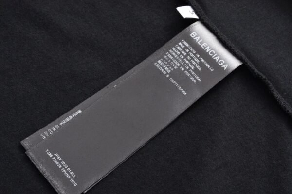 Balenciaga flame Sanskrit letter print short sleeve