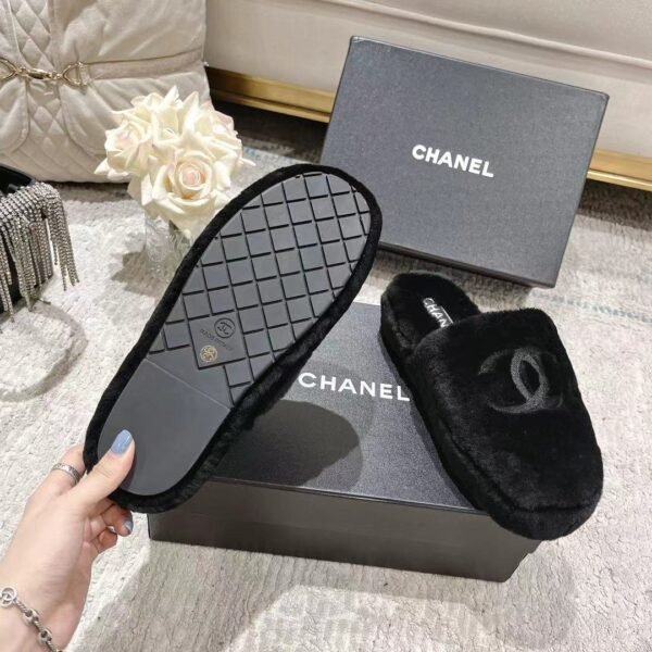 Chane Wool slippers pure fur all lamb wool