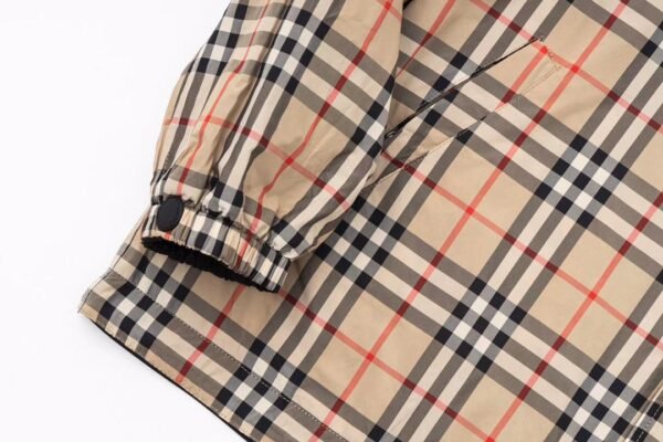 Burberry Classic Plaid Double-Face Hooded Jacket