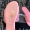 Chanel slippers Lazy slippers Black white Beige pink