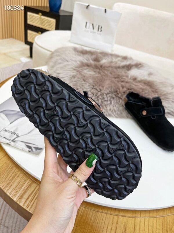 birkenstock original wool slippers imported mercerized cowhide suede upper