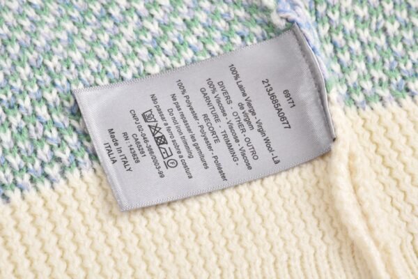 Dior full-print Jacquard Cardigan sweater (off-white)