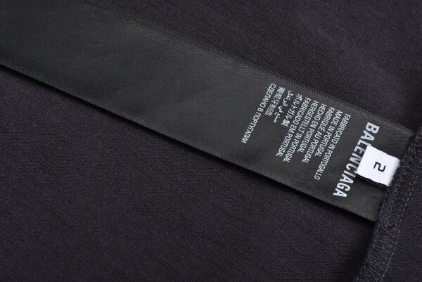 Balenciaga 1:1 melted letter print short-sleeved shirt 230g