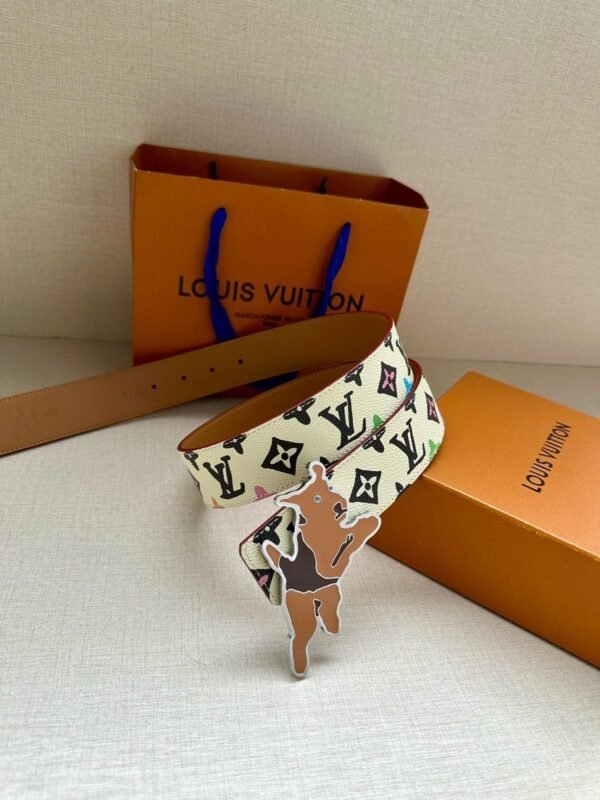 Louis Vuitton & tyler BELT monogram craggy reversible belt