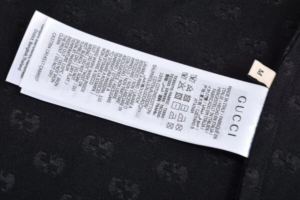 Gucci 1:1 SET black Monoprint short-sleeved shirt and shorts set