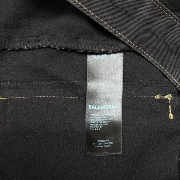 Balenciaga vintage washed denim jacket