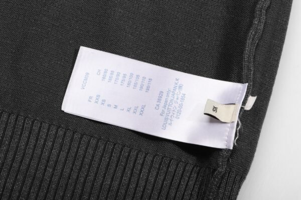 Louis Vuitton Knitted cardigan combed wool match color