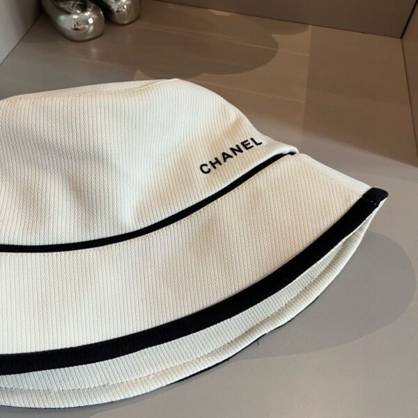 Chanel hat black white original