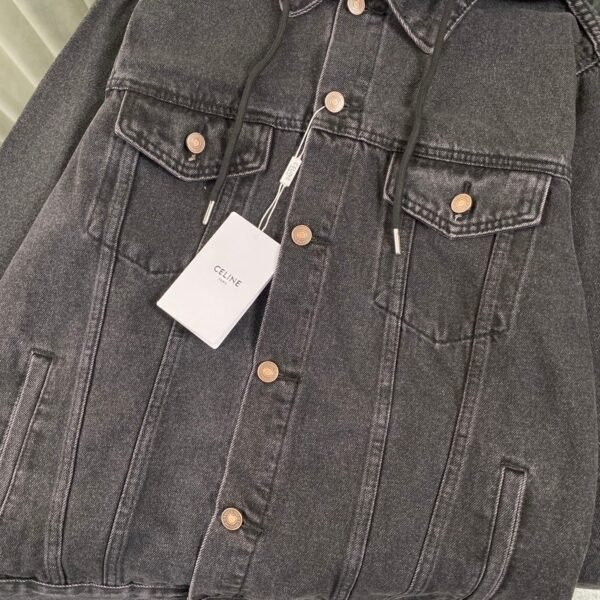 Celine 1:1 hooded sweatshirt denim fashion jacket