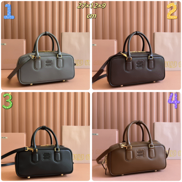 miumiu Arcadie Medium (27cm) Bowling Handbag 1:1 Premium Edition