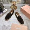 miumiu new loafer espadrille catwalk style premium version