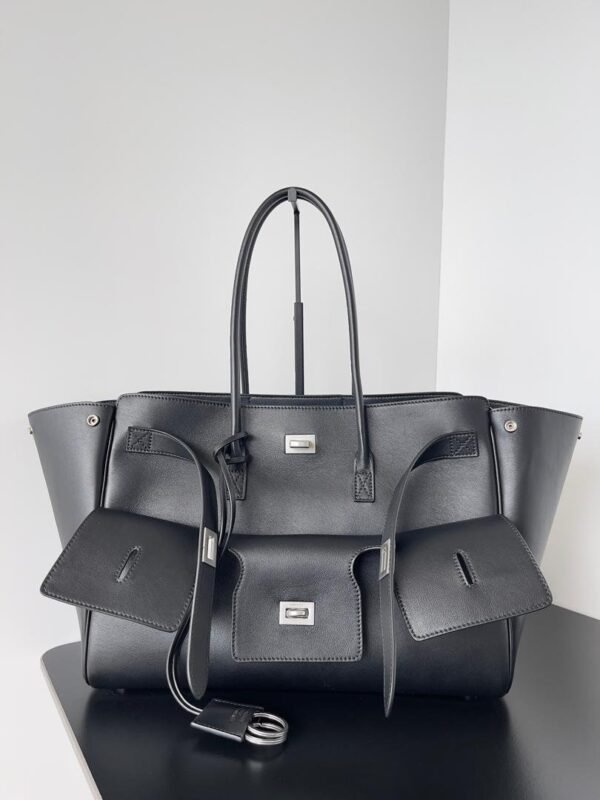 Balenciaga Bel Air Tote Bag Premium Edition 1:1 Genuine Leather Material Dimensions 30x29x16cm-37x28x17cm