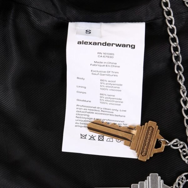 Alexander Wang 2025 new key series short jacket